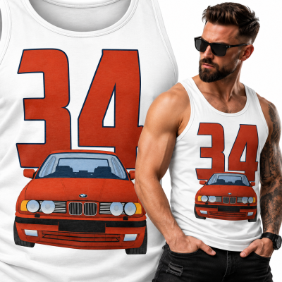 TANK TOP ŚMIESZNY  MOTORYZACYJNE E 34